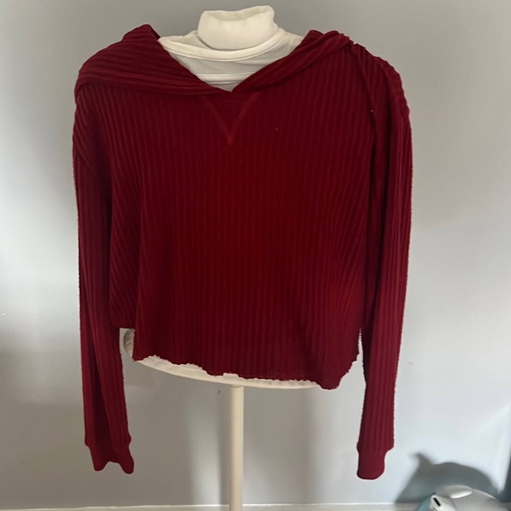 Red sweater/long sleeve tee